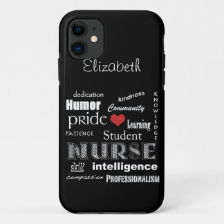Student Nurse Pride Attributes /Ebony Case-Mate iPhone Hülle