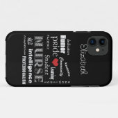 Student Nurse Pride Attributes /Ebony Case-Mate iPhone Hülle (Rückseite (Horizontal))