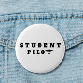 Student Pilot Simple Airplane Aviation custom  Autoaufkleber