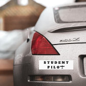 Student Pilot Simple Airplane Aviation custom  Button