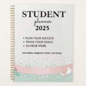 Student Planner 2025 – Personalized Daily Schedule Planer (Vorderseite)