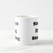 Student plus Sterben gleich studieren Kaffeetasse (Mittel)