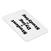 Student plus Sterben gleich studieren Magnet (Rechte Seite)