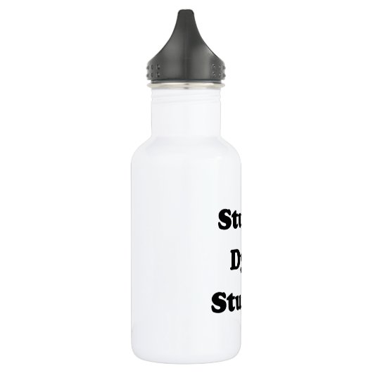 Student plus Sterben gleich studieren Trinkflasche (Links)