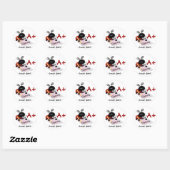 Student Reward Ladybug Sticker (Blatt)