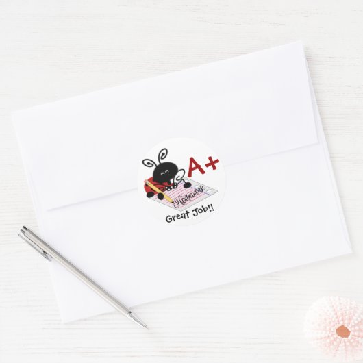 Student Reward Ladybug Sticker (Umschlag)