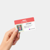 Student School Badge - Modern Identification card Ausweis (Handheld)