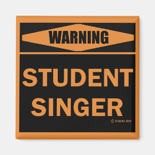Student Singer Magnet