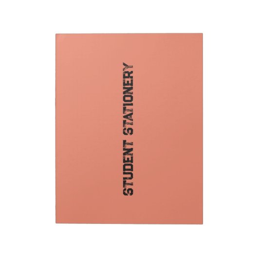 Student Stationery erstellen Sie Ihr eigenes TextN Notizblock (Rotiert)
