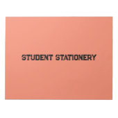 Student Stationery erstellen Sie Ihr eigenes TextN Notizblock (Vorderseite)