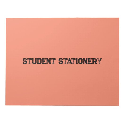 Student Stationery erstellen Sie Ihr eigenes TextN Notizblock (Vorderseite)