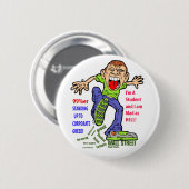 STUDENT STEHEND BIS ZUM UNTERNEHMENShabsucht-KNOPF Button (Vorne & Hinten)