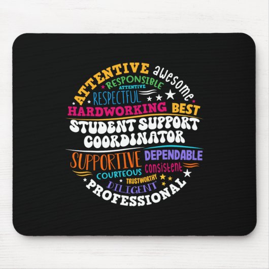Student Support Coordinator Appreciation Day Back Mousepad (Vorne)