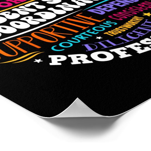 Student Support Coordinator Appreciation Day Back  Poster (Ecke)