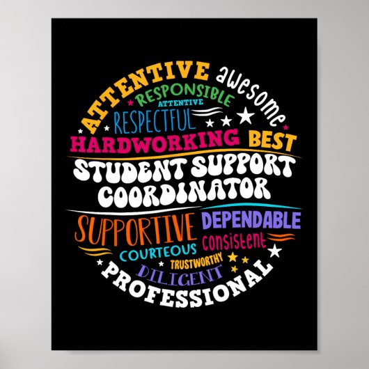 Student Support Coordinator Appreciation Day Back  Poster (Vorne)