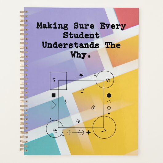 Student Understands Why | Conceptual Math Guide Planer (Vorderseite)