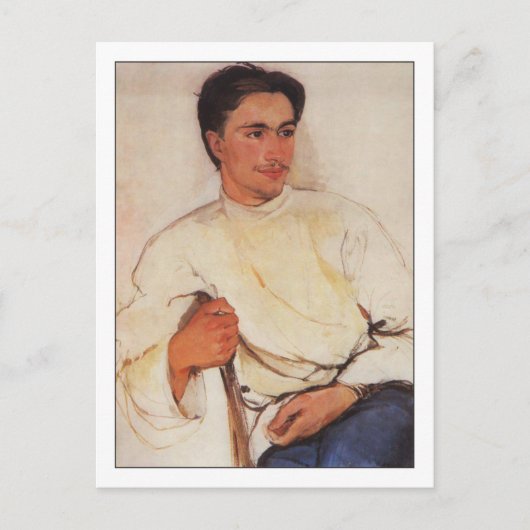 Student von Zinaida Serebriakova Fine Art Postkarte (Vorderseite)
