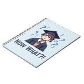 Student Wondering Spiral Foto Notebook Notizblock (Linke Seite)