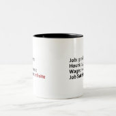 Student Zweifarbige Tasse (Mittel)