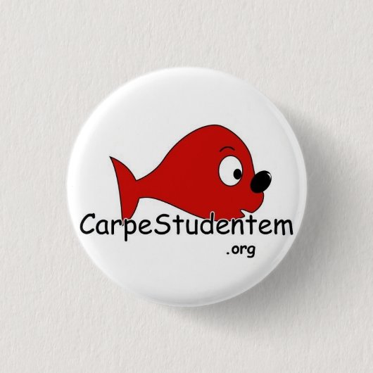 Studentem-Karpfen Button (Vorderseite)