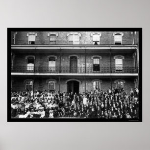 Studenten an Berea Uni in Berea, KY 1899 Poster