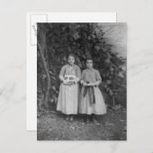 Studenten an der Kunstschule für Mädchen in der Tü Postkarte (Vorne/Hinten)