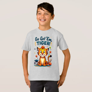 Studenten Athlet Tiger T-Shirt