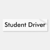 Studenten-Fahrer Autoaufkleber (Vorne)