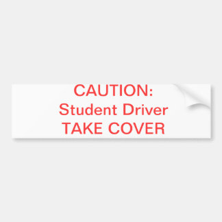 Studenten-Fahrer! Autoaufkleber
