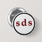 Studenten für einen Knopf der demokratischen Button (Vorne & Hinten)