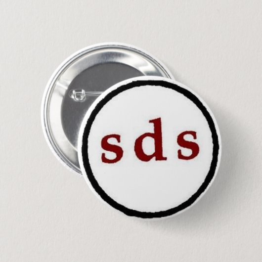 Studenten für einen Knopf der demokratischen Button (Vorne & Hinten)