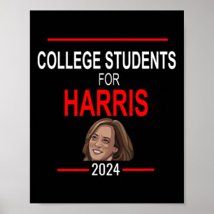 Studenten Kamala Harris Präsident Kamala Wahl Poster