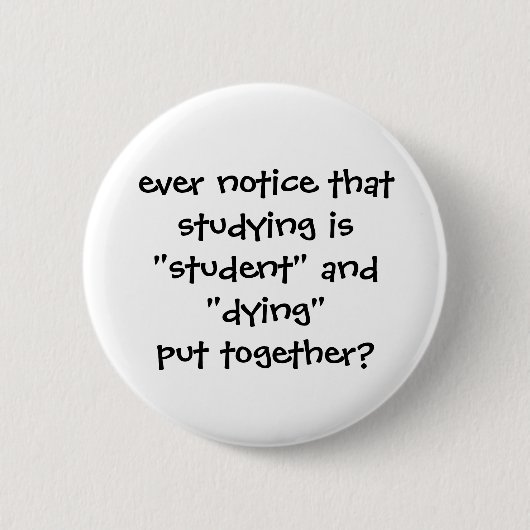 Studenten-Knopf Button (Vorderseite)