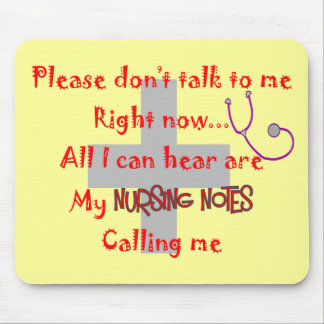 Studenten-Krankenschwester "Krankenpflege merkt" Mousepad