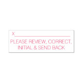 Studentenarbeitsbericht Rubber Briefmarke Permastempel (Design)