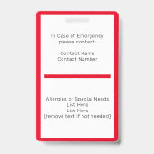 Studentenausweis Abzeichen Ausweis (Rückseite)