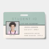 Studentenausweis Abzeichen | Doodles Ausweis (Vorderseite)