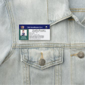 Studentenausweis für das Foto eines Kindes Namensschild (Beispiel)