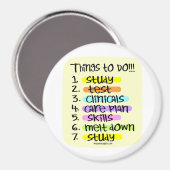 Studentenbetreuung Magnet (Vorderseite/Rückseite)