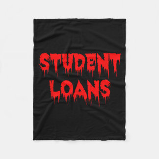 Studentendarlehen - Lustiges und Gruseliges Hallow Fleecedecke