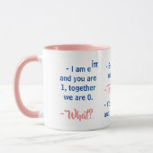 Studentenflirten in Mathematik - Funny Mug Tasse (Links)