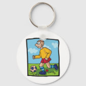 Studentenfußball-Schlüsselanhänger Schlüsselanhänger (Vorderseite)