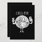 Studentengeschenk für die Zellfie-Wissenschaft Feiertagskarte (Vorne/Hinten)