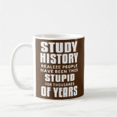 Studentengeschichte Funny Sarcastic Historic Teach Kaffeetasse (Links)