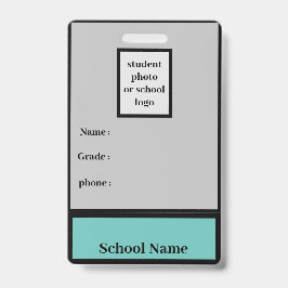 Studentenidentitäts-Abzeichen Ausweis