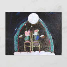 Studentenkäufer Postkarte