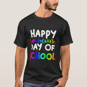 Studentenlehrer Mathematik Formel 100 Schultag T-Shirt