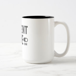 Studentenmodus Ein – Lustige Studienmotivation Zweifarbige Tasse
