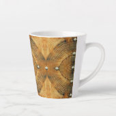 Studentenmuster in goldenen Braun Milchtasse (Rechts)