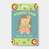 Studentenpass für Girl-Igel Ausweis (Front)